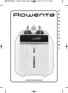 Εγχειρίδιο Rowenta TL681830 GP TT66 Φρυγανιέρα