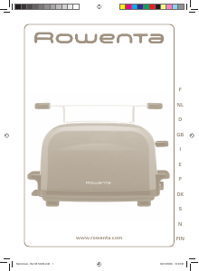 Manual de uso Rowenta TT380031 Reminisce Tostador