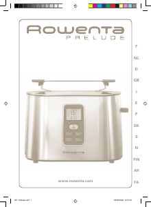 Bedienungsanleitung Rowenta TT616030 Prelude Toaster