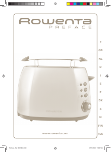 Brugsanvisning Rowenta TT626030 Prelude Brødrister