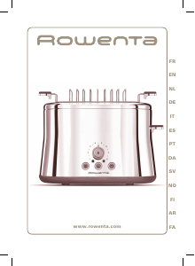 كتيب محمصة كهربائية TT754630 Silver Art Rowenta