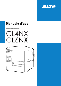 Manuale SATO CL4NX Stampante per etichette