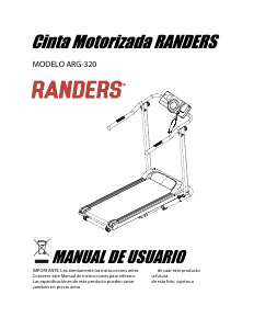 Manual de uso Randers ARG-320 Cinta de correr