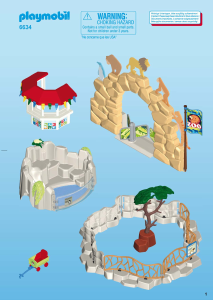 Manual de uso Playmobil set 6634 Zoo Gran zoo