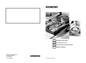 Manual Siemens EC615PB90Y Hob