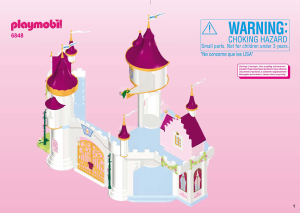 Mode d’emploi Playmobil set 6848 Fairy Tales Grand château de princesse