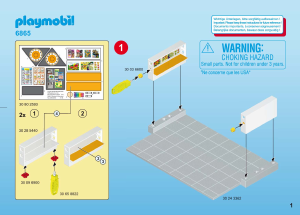 Manuale Playmobil set 6865 City Life Bambini a scuola