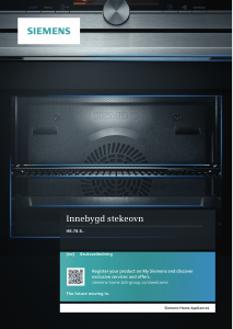 Bruksanvisning Siemens HB578GBS0Y Ovn