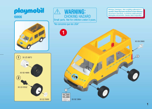 Manuál Playmobil set 6866 City Life Školní autobus