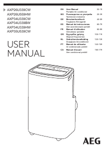 Manual de uso AEG AXP34U339CW Aire acondicionado