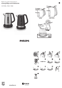 Bedienungsanleitung Philips HS9380 Wasserkocher