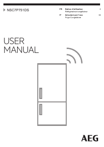 Manuale AEG NSC7P751DS Frigorifero-congelatore