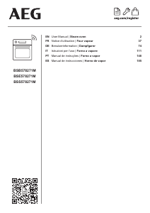 Manual de uso AEG BSE578271M Horno