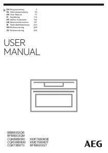 Manual AEG BFB8002QM Oven