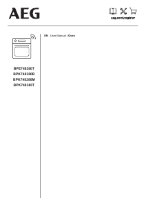 Manual AEG BPK748380T Oven