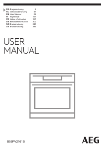 Manual AEG B55PV2161B Oven