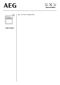 Manual AEG BSE778380T Oven