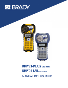 Manual de uso Brady BMP 21-PLUS Rotuladora