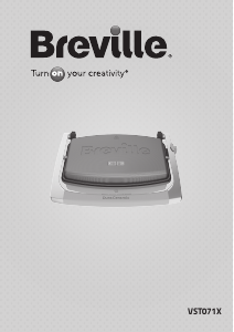 Instrukcja Breville VST071X DuraCeramic Kontakt grill