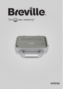 Manual de uso Breville VST070X DuraCeramic Grill de contacto