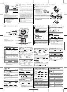 Bedienungsanleitung Brother PT-900 Etikettendrucker