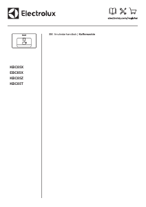 Bruksanvisning Electrolux KBC85Z Kaffebryggare
