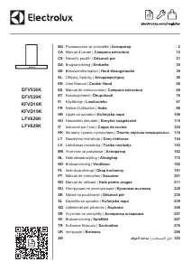 كتيب الكترولوكس EFV539K مدخنة موقد طبخ