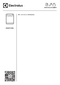 Manual Electrolux KEAF2100L Dishwasher