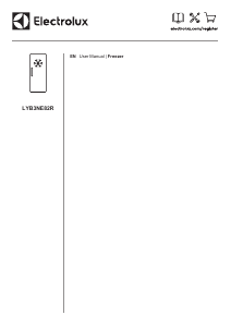 Manual Electrolux LYB3NE82R Freezer