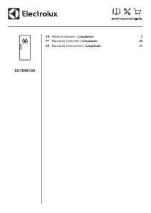 Manual Electrolux EUT6NE18S Congelador