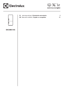 Instrukcja Electrolux ENC8MC19S Lodówko-zamrażarka