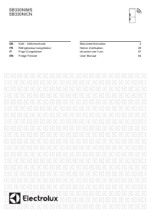 Mode d’emploi Electrolux SB330NICN Réfrigérateur combiné