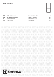 Handleiding Electrolux MD530NOCN Koel-vries combinatie