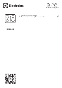 Manual de uso Electrolux KCC83443 Placa