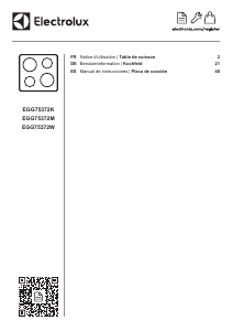 Mode d’emploi Electrolux EGG75372K Table de cuisson