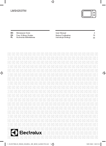 Manual Electrolux LMS4253TMH Microwave