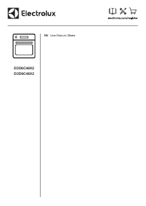 Manual Electrolux EOD6C46K2 Oven