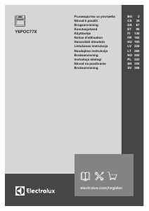 Használati útmutató Electrolux Y6POC77X Kemence