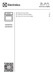 Manual de uso Electrolux EOF6P54TX Horno