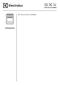 Mode d’emploi Electrolux EKR66890AW Cuisinière