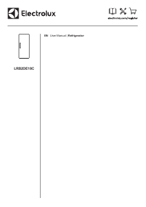 Manual Electrolux LRB2DE18C Refrigerator