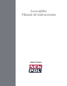 Manual de uso New Pol NW8PY23DW Lavavajillas