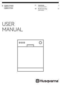 Käyttöohje Husqvarna QB8370X Astianpesukone