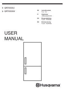 Bruksanvisning Husqvarna QRT6500U Kjøle-fryseskap