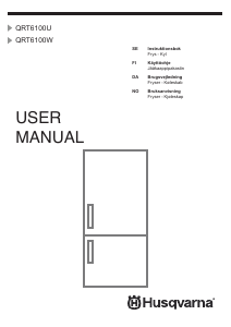 Bruksanvisning Husqvarna QRT6100U Kjøle-fryseskap
