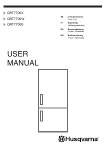 Bruksanvisning Husqvarna QRT7700B Kjøle-fryseskap