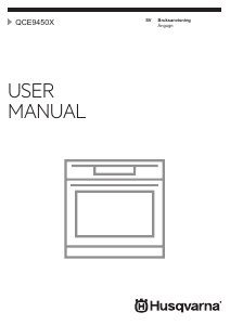 Bruksanvisning Husqvarna QCE9450X Ugn
