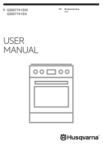 Bruksanvisning Husqvarna QSI67741SX Spis