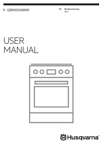 Bruksanvisning Husqvarna QSK65340NW Spis