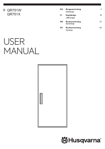 Brugsanvisning Husqvarna QR751X Køleskab